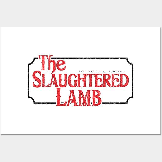 The Slaughtered Lamb (Variant) Wall Art by huckblade